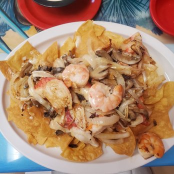 Rancheros Mexican Grill - Seafood nachos - Mexican Near Me - West Branch, Michigan