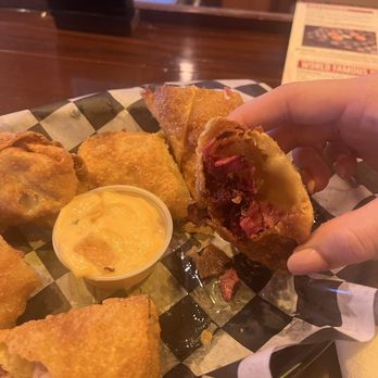 Tilted Kilt Pub & Eatery - Grease soaked and burned Rueben rolls - American Near Me - Clarksville, Tennessee Tilted Kilt Pub & Eatery - Grease soaked and burned Rueben rolls - American Near Me - Clarksville, Tennessee