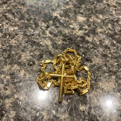 Kim Tin Jewelry - 24k gold cross