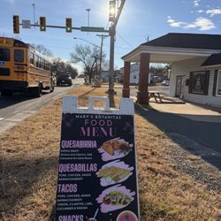 Mary's Botanitas - A-sign