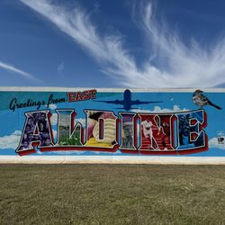 Ace Dental  - The "Greetings from East Aldine" mural was sponsored by the East Aldine Arts Council.