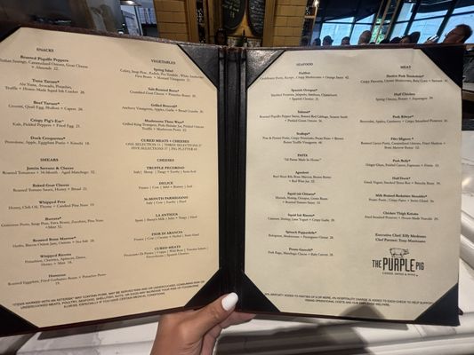 Menu photo 1 The Purple Pig Chicago, IL Menu photo 1 The Purple Pig Chicago, IL
