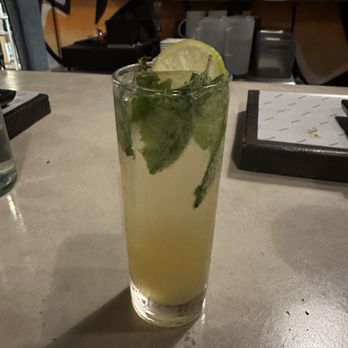 Obake - Jupiter Jazz -  Larceny Small Batch Bourbon, Laphroaig 10yr, Honeydew Rich, Lime, Soda, Mint - Cocktail Bars Near Me - Honolulu, Hawaii