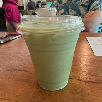 Banjo Coffee - Matcha espresso with sugar free vanilla and an inch of half and half. - Coffee & Tea Near Me - Avondale Estates, Georgia