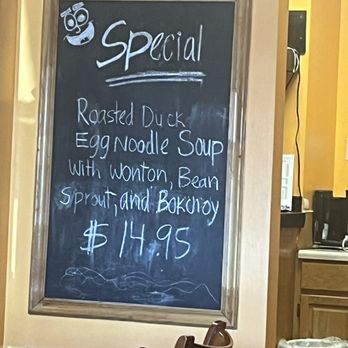 Thai Sawatdee - Today's Special - should have made this my choice - Thai Near Me - Winston-Salem, North Carolina