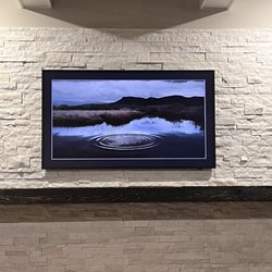 JT Installations - Beautiful work. LOVE the tv (frame tv- BestBuy)