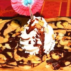 Crêperie Au Petit Breton - Banane chocolat chantilly