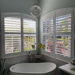 Sunshine Shutter - Master bath w/custom arches.