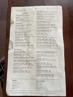 Menu photo 3 Inatteso Pizzabar New York, NY Menu photo 3 Inatteso Pizzabar New York, NY