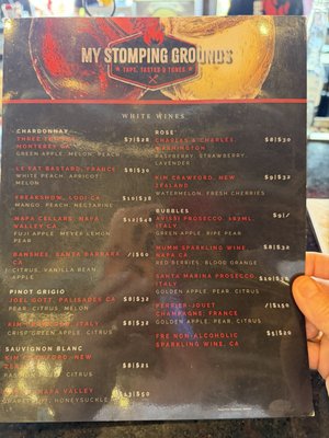 Menu photo 5 My Stomping Grounds Haltom City, TX