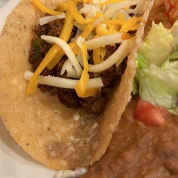 Chuy's - Taco & Enchilada Combo; expected a rolled taco - Tex-Mex Near Me - Corpus Christi, Texas