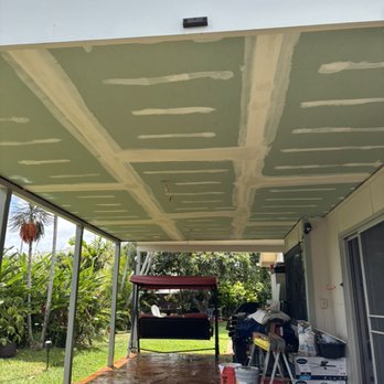 Aloha decking and fencing - Demo out the old Drywall installed new mold resistant drywall - Carpenters Near Me Aloha decking and fencing - Demo out the old Drywall installed new mold resistant drywall - Carpenters Near Me