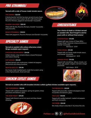 Menu photo 1 Polizzi’s Brick Oven Washington Township, NJ