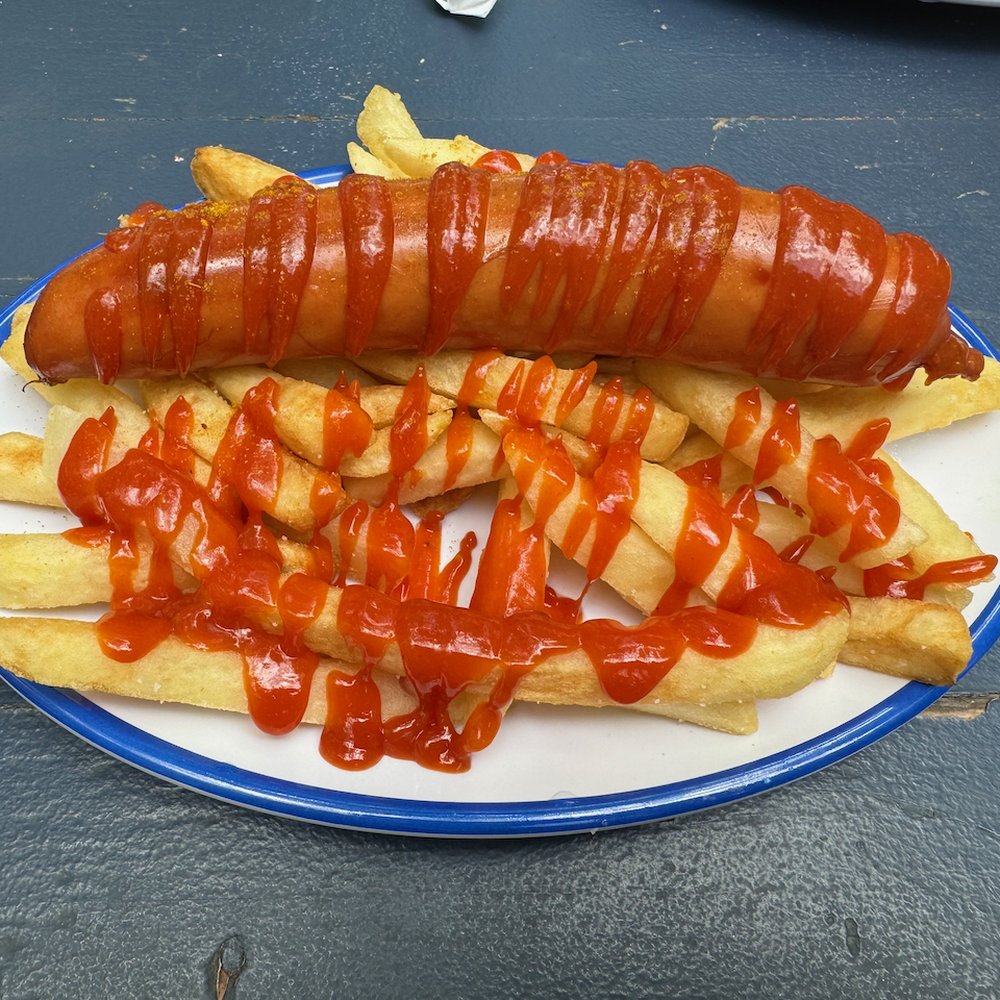 Bierkeller Brewing Company - Curry wurst - $7. - Beer Gardens Near Me - Columbia, South Carolina