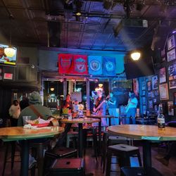 Open mic w/ live band on Mondays