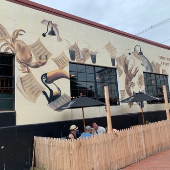Flatbread Company - Wall mural next to Flatbread entrance. - Pizza Near Me - Portland, Maine