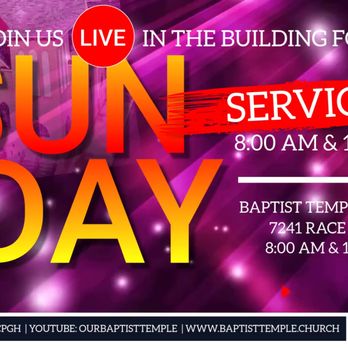 Baptist Temple Church - Sunday worship 8AM & 10:45AM - Churches Near Me - Pittsburgh, Pennsylvania Baptist Temple Church - Sunday worship 8AM & 10:45AM - Churches Near Me - Pittsburgh, Pennsylvania