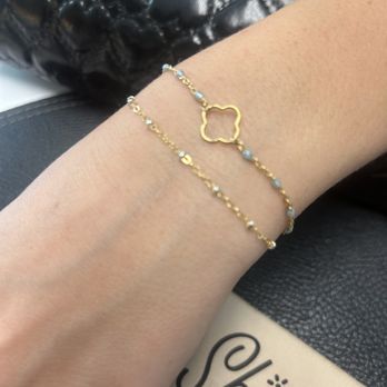 Shine Permanent Jewelry - The two bracelets my granddaughter chose. - Jewelry Near Me - Orange, California