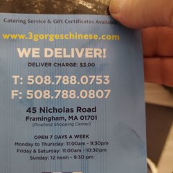 Three Gorges Chinese - Adress