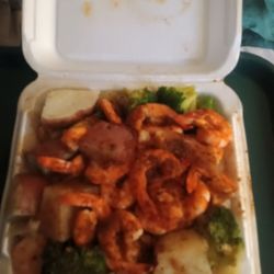 Shrimp and rice