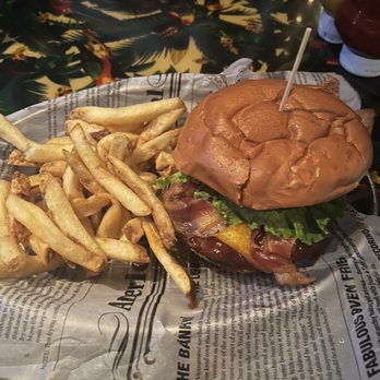 Rainforest Cafe - Bbq Bacon Cheeseburger - American Near Me - Sunrise, Florida Rainforest Cafe - Bbq Bacon Cheeseburger - American Near Me - Sunrise, Florida