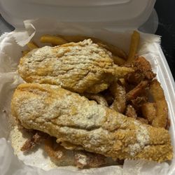 Hook Seafood and Wings - Baton Rouge - Mix #4 extra seasoning duh! I still have leftovers lol it was soo good