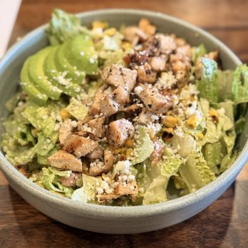 The Cantina - Elote salad with chicken - Cocktail Bars Near Me - Los Gatos, California