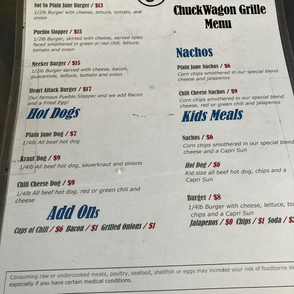 Smoking River Brewing - Chuckwagon Grill Menu - Breweries Near Me - Meeker, Colorado Smoking River Brewing - Chuckwagon Grill Menu - Breweries Near Me - Meeker, Colorado