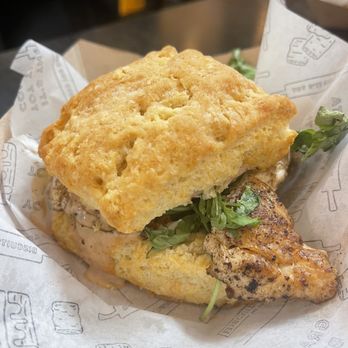 The Biscuit Bar - Grilled Chicken Biscuit - New American Near Me - Ft. Worth, Texas