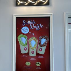 Gong Cha - Bubble waffle offerings