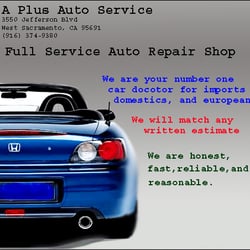 A Plus Auto Service - shop image