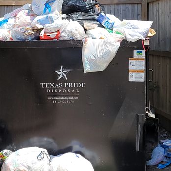 Texas Pride Disposal - 3 weeks with no pickup! This is very unsanitary! - Junk Removal & Hauling Near Me - Missouri City, Texas Texas Pride Disposal - 3 weeks with no pickup! This is very unsanitary! - Junk Removal & Hauling Near Me - Missouri City, Texas