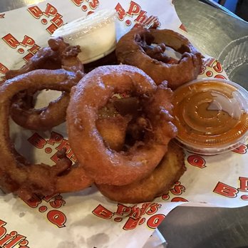 Phil's BBQ - Colossal Onion Rings (Small) - Barbeque Near Me - San Diego, California Phil's BBQ - Colossal Onion Rings (Small) - Barbeque Near Me - San Diego, California