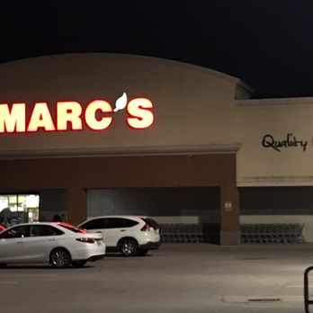 Marc's Stores - a parking lot at night - Grocery Near Me - Columbus, Ohio