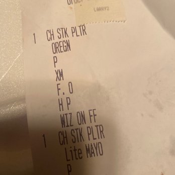 Larry's Steaks - Receipt - Cheesesteaks Near Me - Philadelphia, Pennsylvania Larry's Steaks - Receipt - Cheesesteaks Near Me - Philadelphia, Pennsylvania