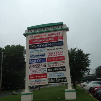 1A Marketplace - 1A Marketplace of Walpole -- 651-703 Main Street / Route 1A, Walpole         Sign - Shopping Centers Near Me - Walpole, Massachusetts