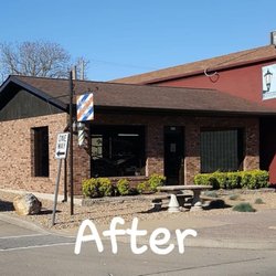 Fisher’s Barbershop Deluxe - View from Main Street