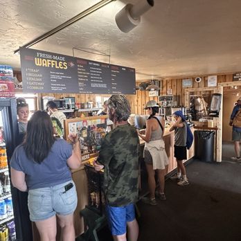 Corbet's Cabin - Interior, counter - Waffles Near Me - Teton Village, Wyoming Corbet's Cabin - Interior, counter - Waffles Near Me - Teton Village, Wyoming