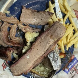 Bandana's Bar-B-Q - Saddest brisket in the world. Had the texture of a tire. Save your money, go elsewhere.