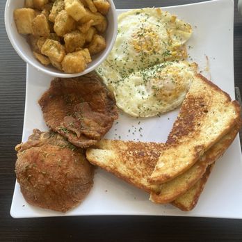 Brunch House - Overcooked eggs and pork chops. - Breakfast & Brunch Near Me - Glendale, Arizona