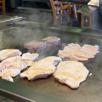 Wasabi - Preparing the meats - Japanese Near Me - Elk Grove, California Wasabi - Preparing the meats - Japanese Near Me - Elk Grove, California