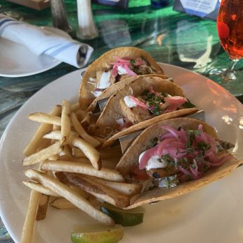 Martingale Wharf - Blacken Mahi Mahi Tacos w/ regular fries - Venues & Event Spaces Near Me - Portsmouth, New Hampshire Martingale Wharf - Blacken Mahi Mahi Tacos w/ regular fries - Venues & Event Spaces Near Me - Portsmouth, New Hampshire