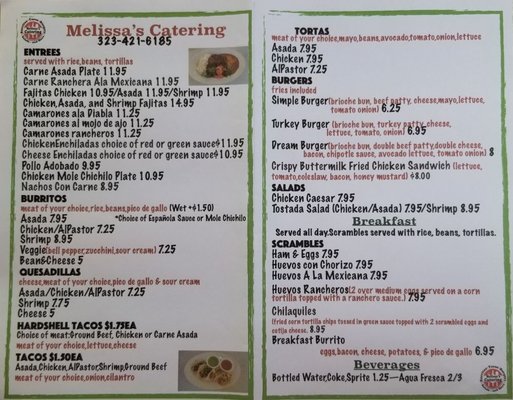 Menu photo 1 Melissa's Catering Los Angeles, CA Menu photo 1 Melissa's Catering Los Angeles, CA