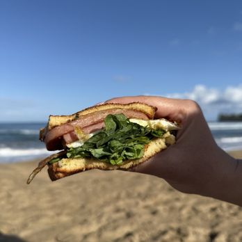 Saenz Ohana Breakfast - Fried spam sandwich - Breakfast & Brunch Near Me - Princeville, Hawaii