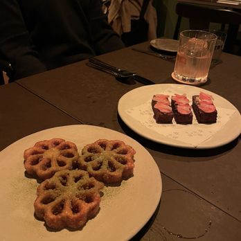 Atoma - Rosette cookie and radish cake - New American Near Me - Seattle, Washington Atoma - Rosette cookie and radish cake - New American Near Me - Seattle, Washington