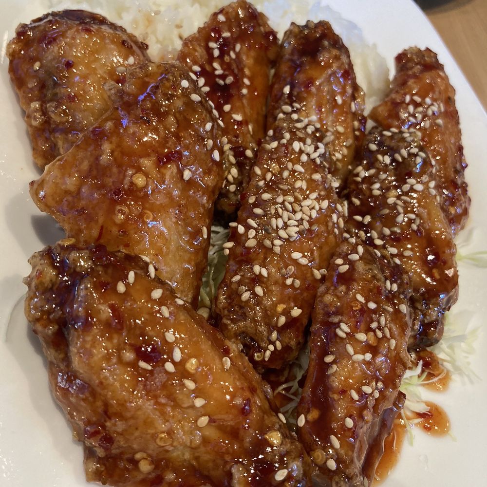 Ireh Restaurant - New item. Korean chicken wings. A little sweet to my liking but crunchy enough. - Korean Near Me - Honolulu, Hawaii Ireh Restaurant - New item. Korean chicken wings. A little sweet to my liking but crunchy enough. - Korean Near Me - Honolulu, Hawaii