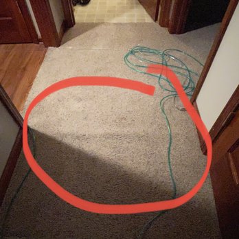 Tish Flooring - a red circle on the floor - Carpeting Near Me - Indianapolis, Indiana