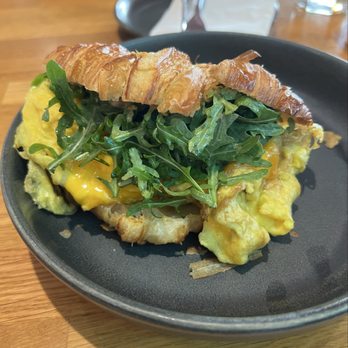Parakeet Cafe - Little Italy - Croissant breakfast sandwich. - Breakfast & Brunch Near Me - San Diego, California