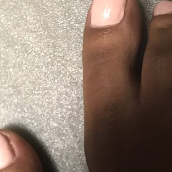 Nail Bar 66 - Horrible paint job by Nail Bar 66 - Nail Salons Near Me - Springfield, Illinois