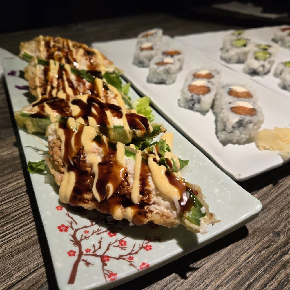 Chopstix - Stuffed jalapeños and Philadelphia roll - Sushi Bars Near Me - San Diego, California Chopstix - Stuffed jalapeños and Philadelphia roll - Sushi Bars Near Me - San Diego, California